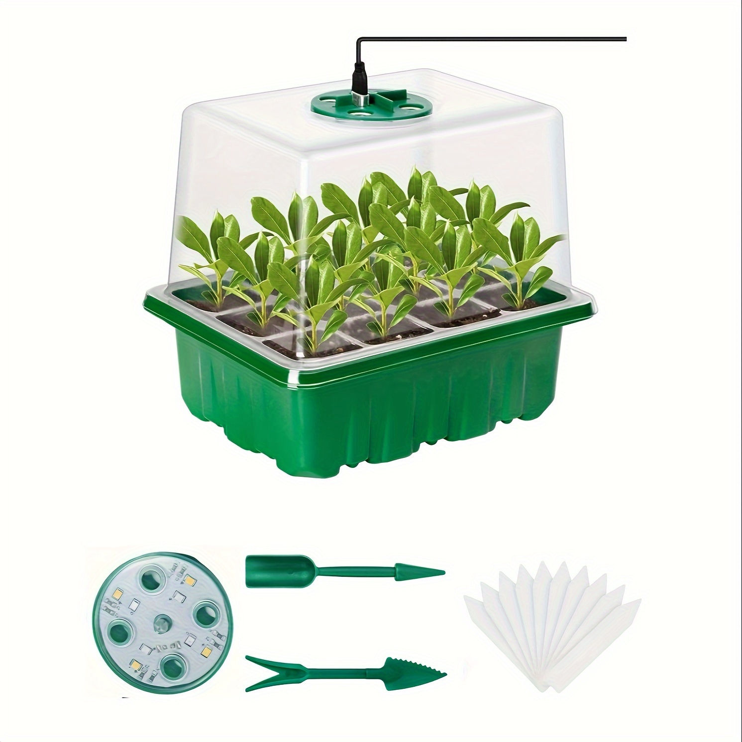 Grow Light Led - مجموعة بدء زراعة الشتلات - 1/2/3