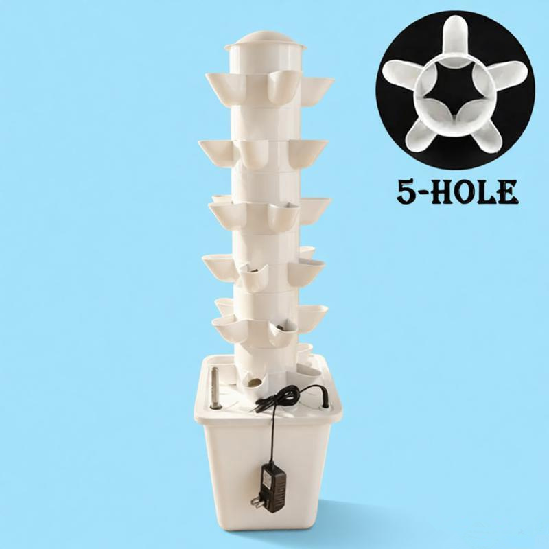 Hydroponic Tower - مجموعة نظام الزراعة المائية، تتكون من