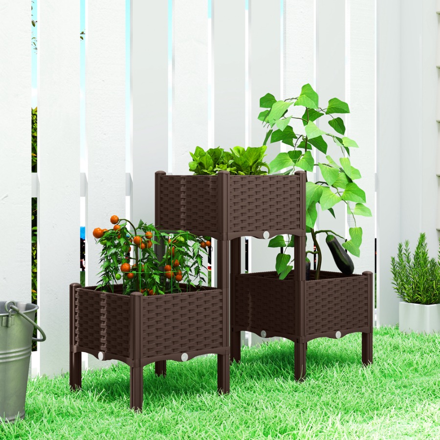 سرير زراعة مرتفع مصنوع من البل - مراجعة Self Watering Planter وسعره