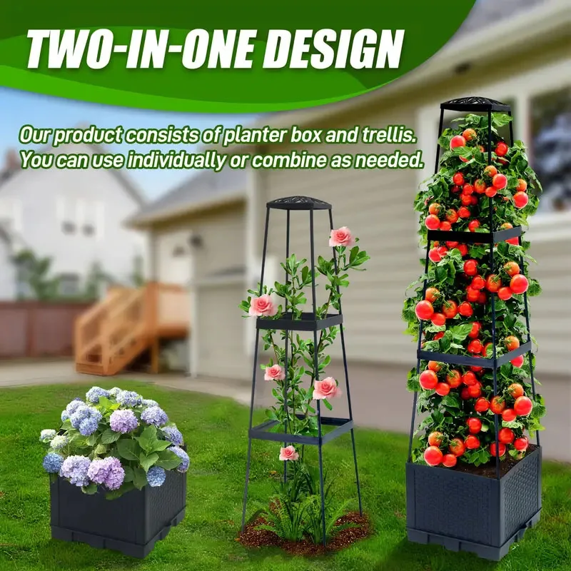 برج طماطم مع صندوق زراعة ذاتي  - مراجعة Hydroponic Tower وسعره