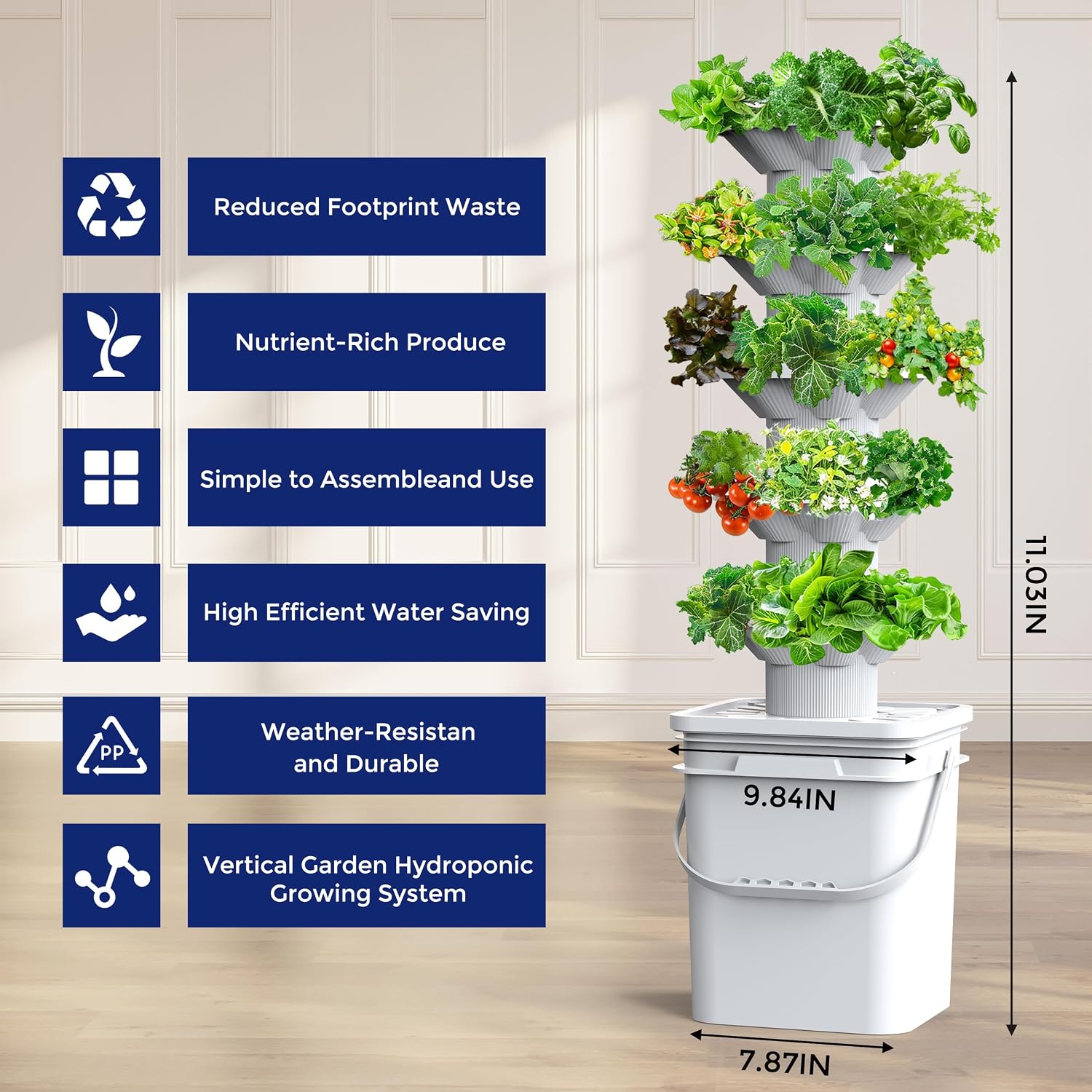نظام زراعة مائية مكون من 5 طبق - مراجعة Indoor Garden Kit وسعره