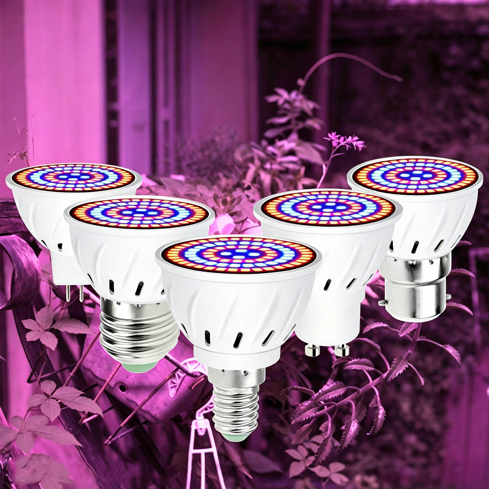 مصباح نمو النباتات E27 LED كام - مراجعة Plant Grow Light Full Spectrum وسعره