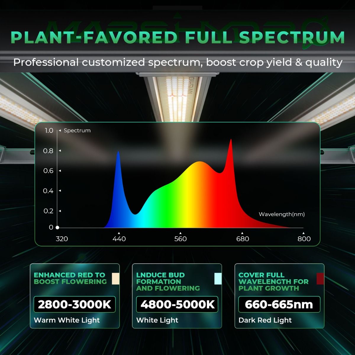 ضوء نمو نباتات LED احترافي عال - مراجعة Grow Light Led وسعره