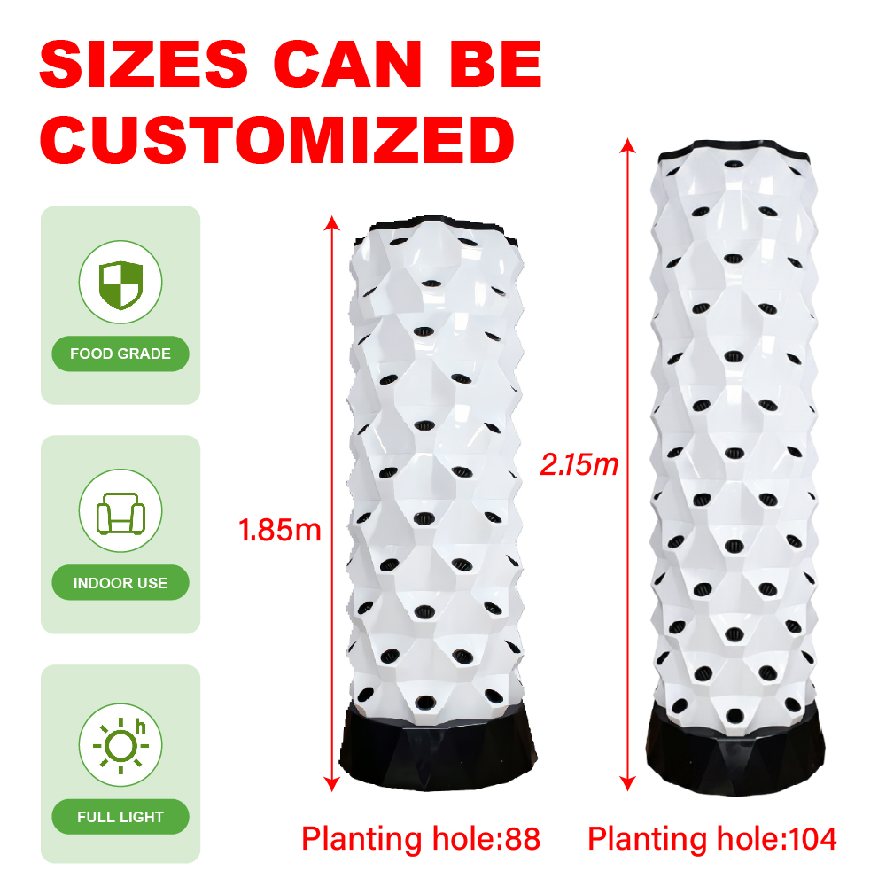 خزان مياه بلاستيكي عصري بسعة 3 - مراجعة Hydroponic Tower وسعره