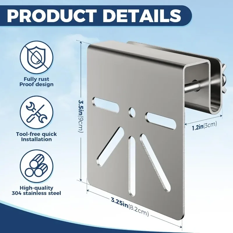 حامل مثبت على المزاريب من الفو - مراجعة Eufy Camera S340 وسعره