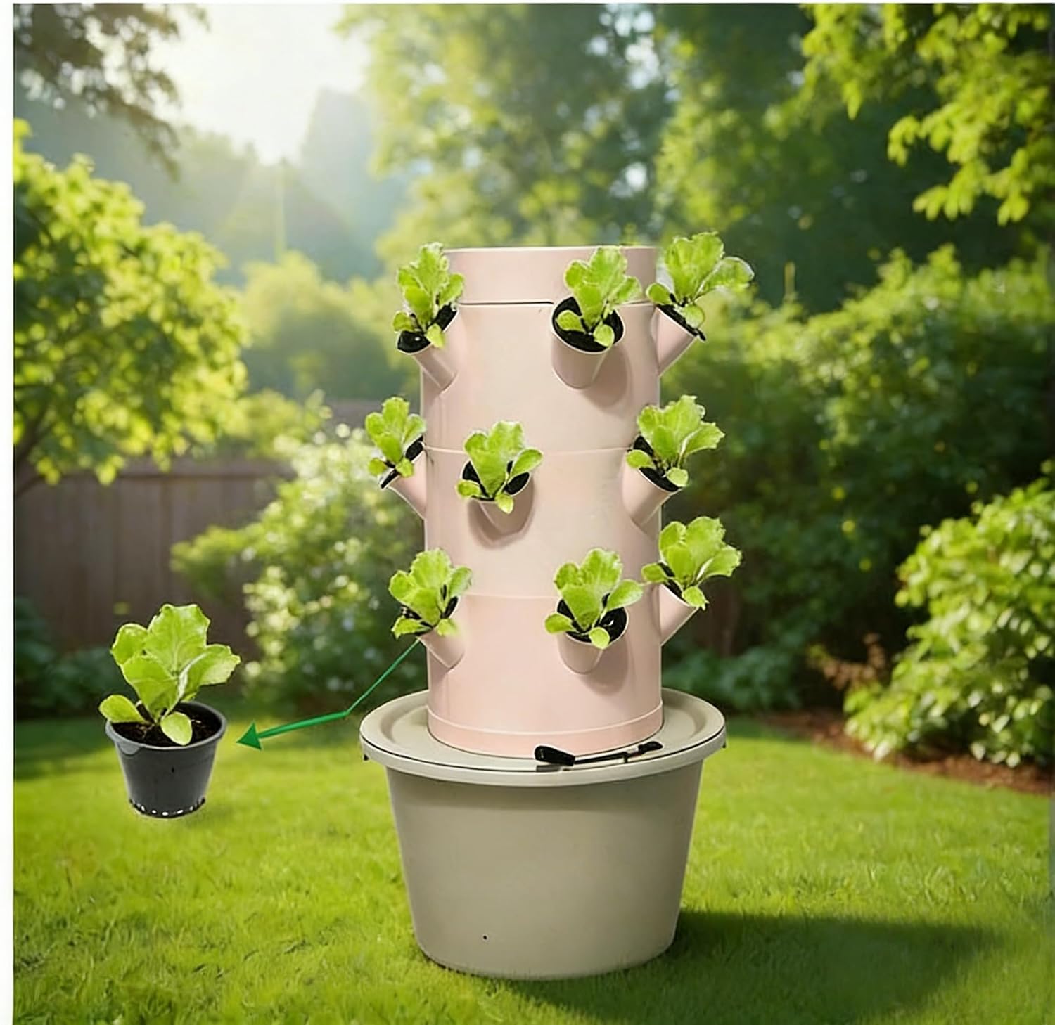 نظام زراعة مائية عمودي بثلاث ط - مراجعة Indoor Garden Kit وسعره